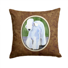 Load image into Gallery viewer, Bedlington Terrier Throw Pillow - 14x14 Decorative Pillow – Art for Your Home &amp; Patio