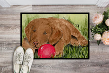Load image into Gallery viewer, Curly Coated Retriever Doormat - 24x36 Decorative Floor Mat – Indoor/Outdoor Rug with Artistic Flair Doormat
