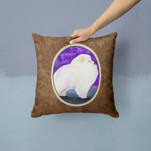 Load image into Gallery viewer, Pomeranian Throw Pillow - 14x14 Decorative Pillow – Art for Your Home &amp; Patio