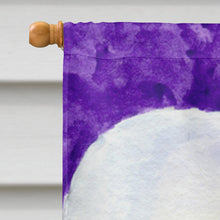 Load image into Gallery viewer, Bichon Frise Flag Canvas House Size