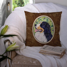Load image into Gallery viewer, Bernese Mountain Dog Throw Pillow - 14x14 Decorative Pillow – Art for Your Home &amp; Patio