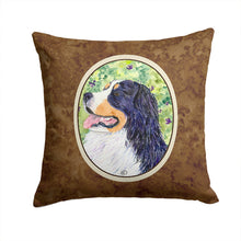 Load image into Gallery viewer, Bernese Mountain Dog Throw Pillow - 14x14 Decorative Pillow – Art for Your Home &amp; Patio