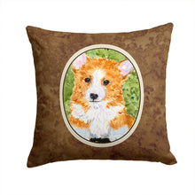 Load image into Gallery viewer, Corgi Throw Pillow - 14x14 Decorative Pillow – Art for Your Home &amp; Patio