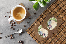 Load image into Gallery viewer, Golden Retriever Coasters - Set of 4 Lightweight Foam, Absorbent Drink Coasters