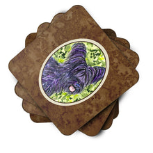 Load image into Gallery viewer, Skye Terrier Coasters - Set of 4 Lightweight Foam, Absorbent Drink Coasters