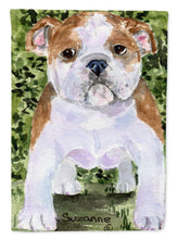 Load image into Gallery viewer, English Bulldog Flag Canvas House Size