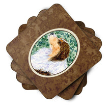 Load image into Gallery viewer, Australian Shepherd Coasters - Set of 4 Lightweight Foam, Absorbent Drink Coasters