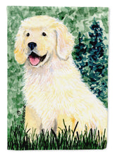 Load image into Gallery viewer, Golden Retriever Flag Canvas House Size