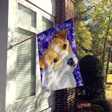 Load image into Gallery viewer, Jack Russell Terrier Flag Canvas House Size