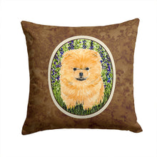 Load image into Gallery viewer, Pomeranian Throw Pillow - 14x14 Decorative Pillow – Art for Your Home &amp; Patio