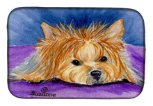 Load image into Gallery viewer, Yorkie Dish Drying Mat – Absorbent, Artistic Kitchen Essentials SS8749DDM