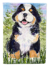 Load image into Gallery viewer, Bernese Mountain Dog Flag Canvas House Size