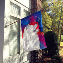 Load image into Gallery viewer, Samoyed Flag Canvas House Size
