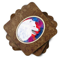 Load image into Gallery viewer, Samoyed Coasters - Set of 4 Lightweight Foam, Absorbent Drink Coasters
