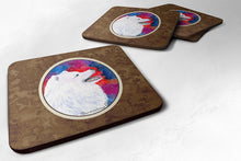 Load image into Gallery viewer, Samoyed Coasters - Set of 4 Lightweight Foam, Absorbent Drink Coasters