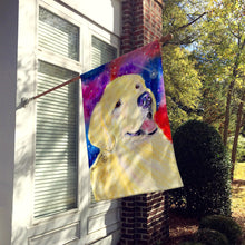 Load image into Gallery viewer, Golden Retriever Flag Canvas House Size