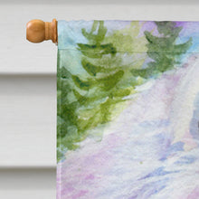 Load image into Gallery viewer, Samoyed Flag Canvas House Size