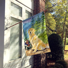Load image into Gallery viewer, Golden Retriever Flag Canvas House Size