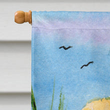 Load image into Gallery viewer, Golden Retriever Flag Canvas House Size