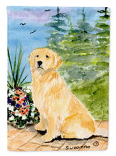Load image into Gallery viewer, Golden Retriever Flag Canvas House Size