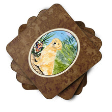 Load image into Gallery viewer, Golden Retriever Coasters - Set of 4 Lightweight Foam, Absorbent Drink Coasters