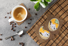 Load image into Gallery viewer, Westie Coasters - Set of 4 Lightweight Foam, Absorbent Drink Coasters