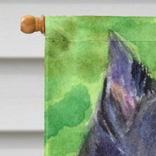 Load image into Gallery viewer, Scottish Terrier Flag Canvas House Size