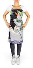 Load image into Gallery viewer, Snowman with Westie Apron – Artist-Designed Kitchen, BBQ &amp; Craft Apron