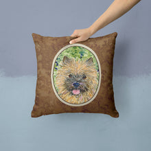 Load image into Gallery viewer, Cairn Terrier Throw Pillow - 14x14 Decorative Pillow – Art for Your Home &amp; Patio SS8799PW1414