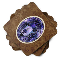 Load image into Gallery viewer, Poodle Coasters - Set of 4 Lightweight Foam, Absorbent Drink Coasters