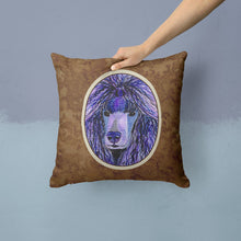 Load image into Gallery viewer, Poodle Throw Pillow - 14x14 Decorative Pillow – Art for Your Home &amp; Patio