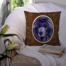 Load image into Gallery viewer, Poodle Throw Pillow - 14x14 Decorative Pillow – Art for Your Home &amp; Patio