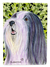 Load image into Gallery viewer, Bearded Collie Flag Canvas House Size