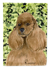 Load image into Gallery viewer, Cocker Spaniel Flag Canvas House Size