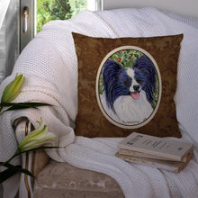 Load image into Gallery viewer, Papillon Throw Pillow - 14x14 Decorative Pillow – Art for Your Home &amp; Patio