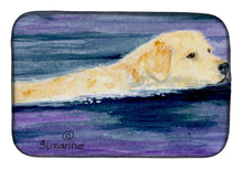 Load image into Gallery viewer, Golden Retriever Dish Drying Mat – Absorbent, Artistic Kitchen Essentials SS8814DDM