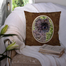 Load image into Gallery viewer, Cairn Terrier Throw Pillow - 14x14 Decorative Pillow – Art for Your Home &amp; Patio
