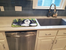 Load image into Gallery viewer, Bearded Collie Dish Drying Mat – Absorbent, Artistic Kitchen Essentials SS8816DDM
