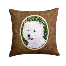 Load image into Gallery viewer, Westie Throw Pillow - 14x14 Decorative Pillow – Art for Your Home &amp; Patio