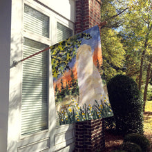 Load image into Gallery viewer, Golden Retriever Flag Canvas House Size