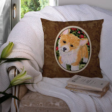 Load image into Gallery viewer, Corgi Throw Pillow - 14x14 Decorative Pillow – Art for Your Home &amp; Patio