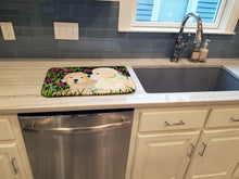 Load image into Gallery viewer, Golden Retriever Dish Drying Mat – Absorbent, Artistic Kitchen Essentials SS8826DDM