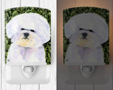 Load image into Gallery viewer, Bichon Frise Ceramic Night Light SS8829CNL