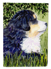 Load image into Gallery viewer, Bernese Mountain Dog Flag Canvas House Size