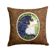 Load image into Gallery viewer, Bernese Mountain Dog Throw Pillow - 14x14 Decorative Pillow – Art for Your Home &amp; Patio