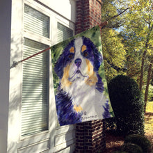 Load image into Gallery viewer, Bernese Mountain Dog Flag Canvas House Size