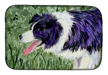 Load image into Gallery viewer, Border Collie Dish Drying Mat – Absorbent, Artistic Kitchen Essentials SS8843DDM