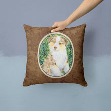 Load image into Gallery viewer, Australian Shepherd Throw Pillow - 14x14 Decorative Pillow – Art for Your Home &amp; Patio