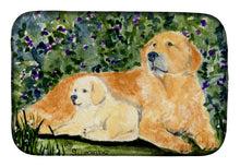 Load image into Gallery viewer, Golden Retriever Dish Drying Mat – Absorbent, Artistic Kitchen Essentials SS8852DDM