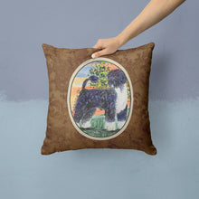 Load image into Gallery viewer, Portuguese Water Dog Throw Pillow - 14x14 Decorative Pillow – Art for Your Home &amp; Patio